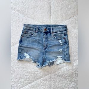 Like-New American Eagle High-Waisted Jean Shorts